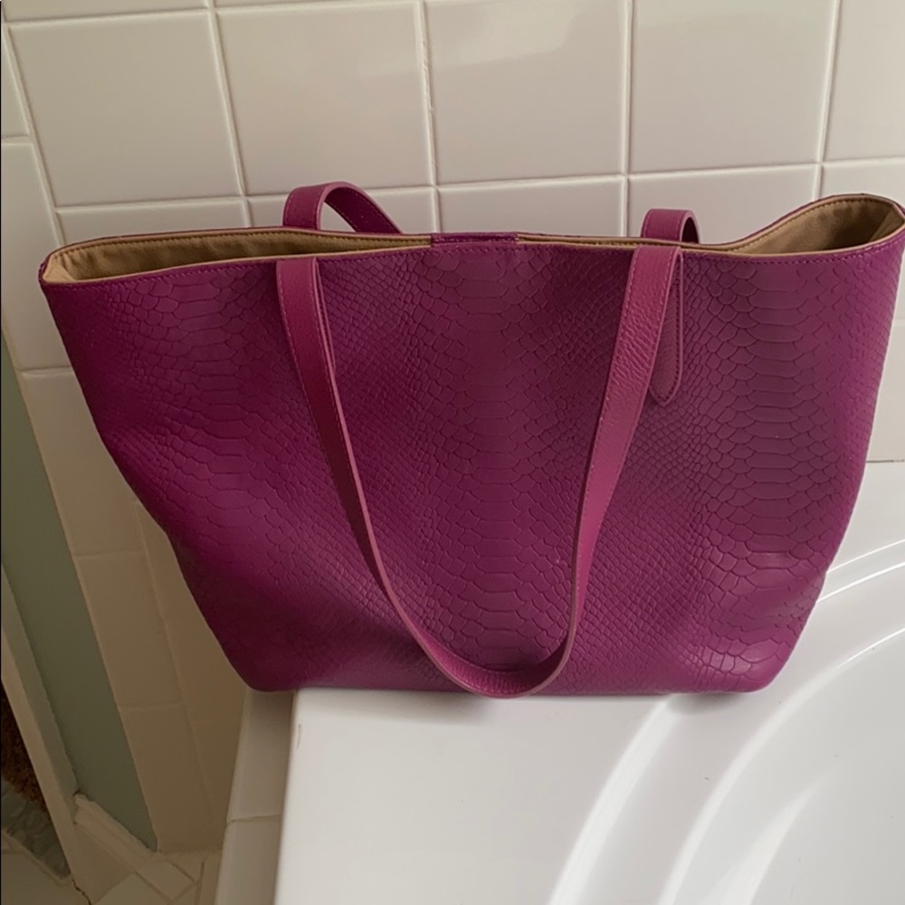 Gigi New York Teddie Tote Magenta